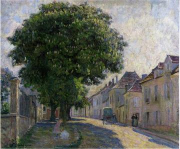 Street In The Village Artwork by Henri Lebasque