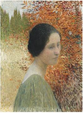 Portrait of a woman Artwork by Henri Martin