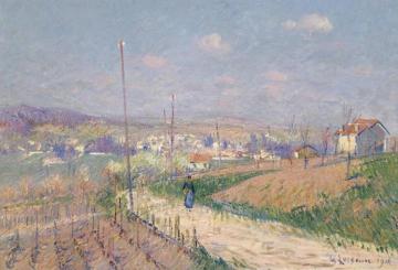 Village in Spring Artwork by Gustave Loiseau