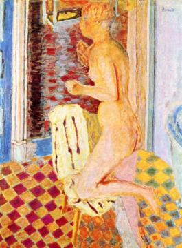 Nude and Chair Artwork by Pierre Bonnard