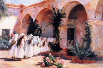 First Communion, San Juan Capistrano Artwork by Fannie Eliza Duvall