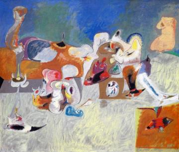 The Plow and the Song II Artwork by Arshile Gorky