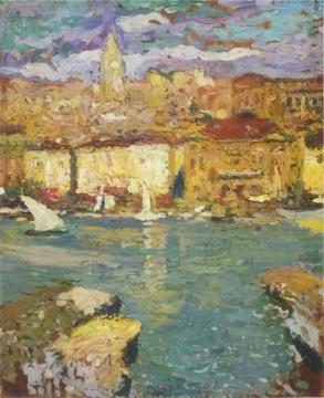 Port de Marseille Artwork by Henri Martin