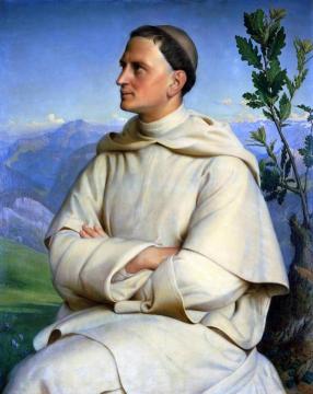Portrait of Henri Lacordaire Artwork by Louis Janmot
