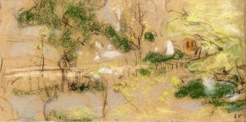 La Place Vintimille, Paris Artwork by Edouard Vuillard