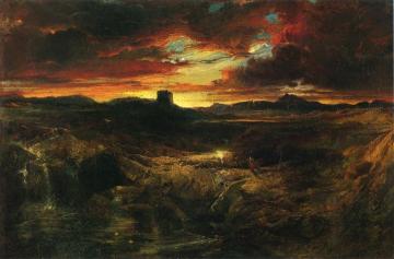 Childe Roland to the Dark Tower Came Artwork by Thomas Moran