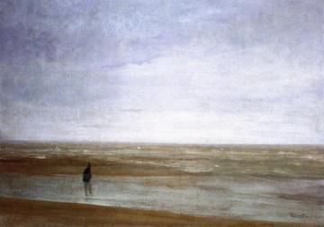 Sea And Rain: Variations In Violet And Green Artwork by James Abbott McNeill Whistler