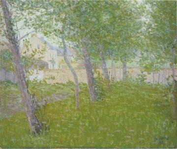 Garden by the House Artwork by Gustave Loiseau