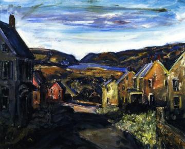 River Scene Artwork by Walter Emerson Baum