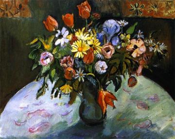 Flowers Artwork by Emile-othon Friesz