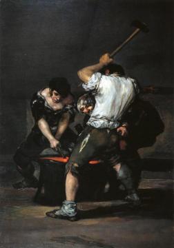 The Forge Artwork by Francisco Jose de Goya y Lucientes