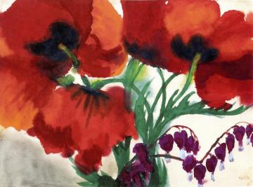 Red Poppies Artwork by Emil Nolde