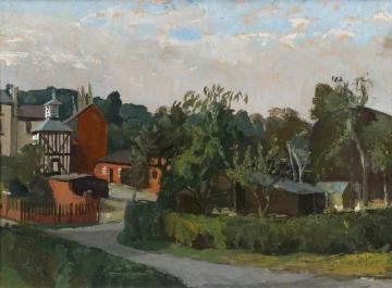 King's Pyon, Shropshire Artwork by John Arthur Malcolm Aldridge