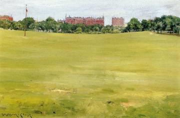 View from Central Park Artwork by William Merritt Chase