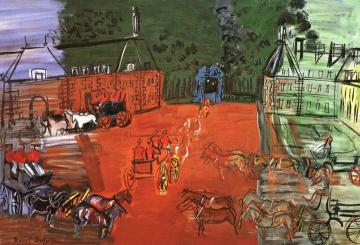 The Le Pin Study Farm Artwork by Raoul Dufy