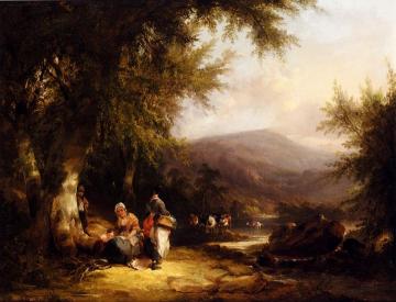 The End Of The Day Artwork by William Shayer Snr