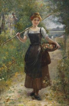 On the way home Artwork by Ernst Nowak