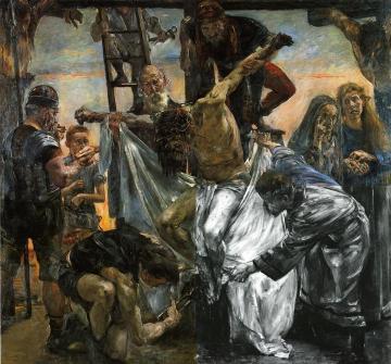 The Deposition Artwork by Lovis Corinth