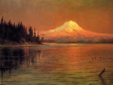 Mr. Rainier From Vashon Island Artwork by Abby Williams Hill