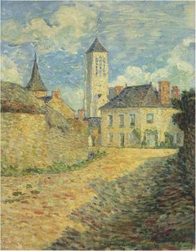 Village of Champigne Artwork by Henri Lebasque