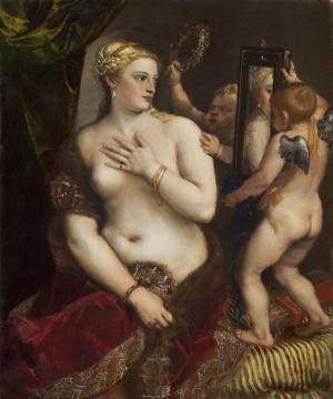 Venus With A Mirror Artwork by Titian