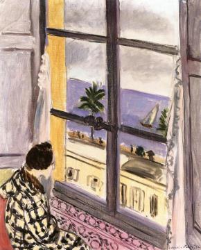 Woman at the Window, Nice Artwork by Henri Matisse