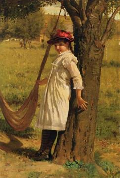 Give Me a Swing? Artwork by John George Brown
