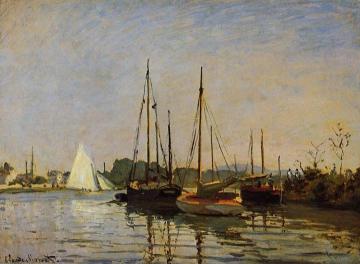 Pleasure Boats Artwork by Claude Oscar Monet