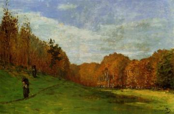 Woodbearers in Fontainebleau Forest Artwork by Claude Oscar Monet
