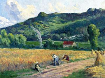 Harvest Artwork by Maximilien Luce
