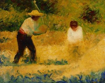 The Stone Breaker Artwork by Georges Seurat