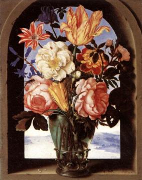Bouquet of Flowers Artwork by Ambrosius Bosschaert