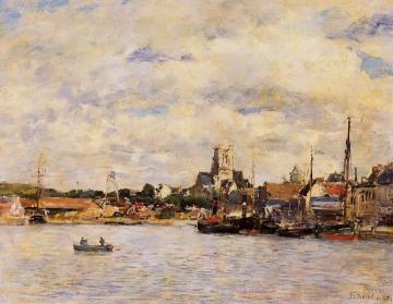 Fecamp, the Port Artwork by Eugène-Louis Boudin