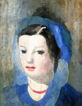 Portrait of a Woman Artwork by Marie Laurencin