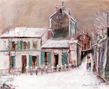 Cabaret Du Lapin Agil Artwork by Maurice Utrillo