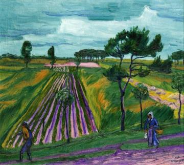 Cold Morning Artwork by Hermann Max Pechstein