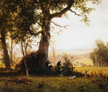 Guerilla Warfare Artwork by Albert Bierstadt