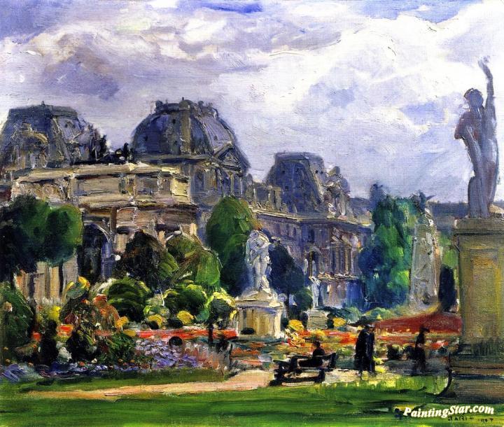 Jardin Du Carrousel, Paris Artwork by Joseph Kleitsch