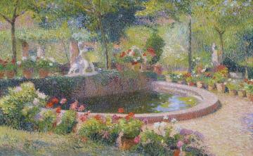 Fountain in Marquayrol Artwork by Henri Martin