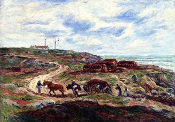 The Semaphore Station on the Coast of Finistère Artwork by Henry Moret