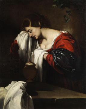 Penitent Mary Magdalene Artwork by Nicolas Regnier