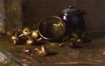 Crock, Kettle, and Onions Artwork by Charles Ethan Porter