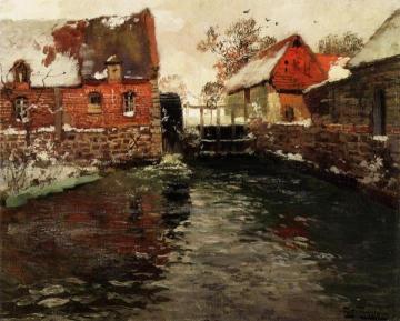 The Mill Artwork by Fritz Thaulow