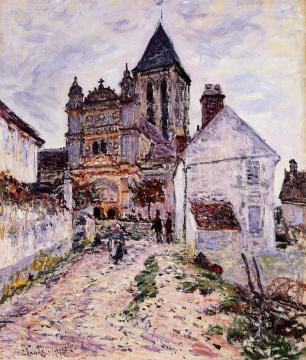 The Church at Vetheuil Artwork by Claude Oscar Monet
