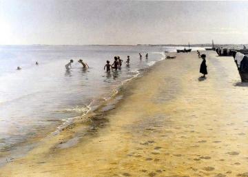 Summer Day in Skagen Artwork by Peder Severin Kroyer