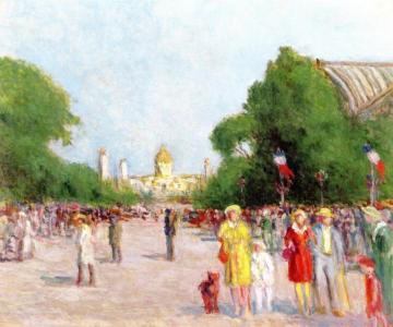 L'avenue Winston-churchill Artwork by Maximilien Luce