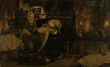 The Death Of The First Born Artwork by Sir Lawrence Alma Tadema