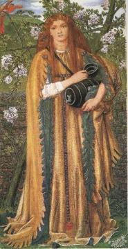 Golden Water Artwork by Dante Gabriel Rossetti