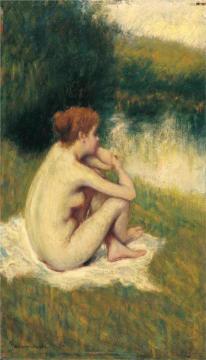 After Bath Artwork by Federico Zandomeneghi