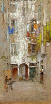 Corte Del Paradiso Artwork by James Abbott McNeill Whistler